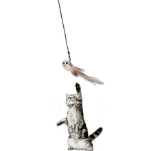 Load image into Gallery viewer, Simulation Bird Cat Interactive Toys Retractable Door Hanging Feather Toys Cat Scratch Rope Mouse Funny Teaser Traning Toys Interactive Mouse Toy Pet Supplies