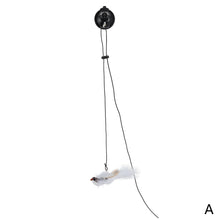 Load image into Gallery viewer, Simulation Bird Cat Interactive Toys Retractable Door Hanging Feather Toys Cat Scratch Rope Mouse Funny Teaser Traning Toys Interactive Mouse Toy Pet Supplies