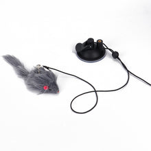 Load image into Gallery viewer, Simulation Bird Cat Interactive Toys Retractable Door Hanging Feather Toys Cat Scratch Rope Mouse Funny Teaser Traning Toys Interactive Mouse Toy Pet Supplies