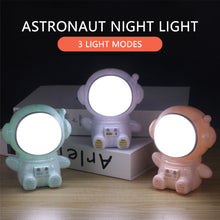 Load image into Gallery viewer, USB Rechargeable Astronaut Lamp Night Reading Light Kids' Children Room Home Decor Light Gift