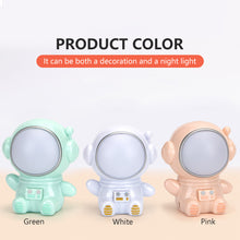 Load image into Gallery viewer, USB Rechargeable Astronaut Lamp Night Reading Light Kids' Children Room Home Decor Light Gift