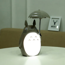 Load image into Gallery viewer, Creative Night Lights LED Cartoon Totoro Shape Lamp USB Rechargeable Reading Table Desk Lamps for Kids Gift Home Decor Novelty