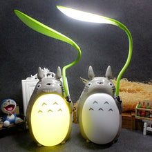 Load image into Gallery viewer, Creative Night Lights LED Cartoon Totoro Shape Lamp USB Rechargeable Reading Table Desk Lamps for Kids Gift Home Decor Novelty