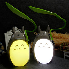Load image into Gallery viewer, Creative Night Lights LED Cartoon Totoro Shape Lamp USB Rechargeable Reading Table Desk Lamps for Kids Gift Home Decor Novelty