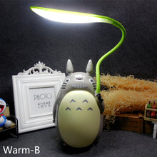 Load image into Gallery viewer, Creative Night Lights LED Cartoon Totoro Shape Lamp USB Rechargeable Reading Table Desk Lamps for Kids Gift Home Decor Novelty
