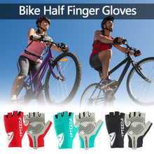 Load image into Gallery viewer, Anti-slip Short Cycling Gloves Fingerless Gloves Bicycle Lycra Fabric Half Finger Mitten for Mtb Road Bike Sports Racing