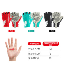 Load image into Gallery viewer, Anti-slip Short Cycling Gloves Fingerless Gloves Bicycle Lycra Fabric Half Finger Mitten for Mtb Road Bike Sports Racing
