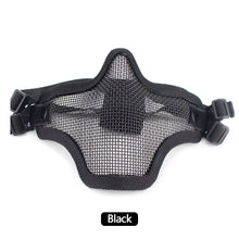 Load image into Gallery viewer, Half Face Tactical Mask Strike Metal Mesh Skull Army Military Hunting Accessories Lower Face Airsoft Paintball Masks