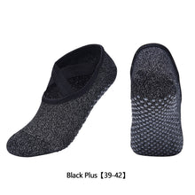 Load image into Gallery viewer, Women Yoga Socks Non-Slip Grips & Straps, Bandage Cotton Sock Ideal For Pilates Pure Barre Ballet Dance Barefoot Workout