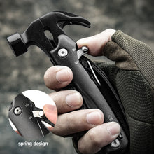Load image into Gallery viewer, Portable Pocket Multitool Claw Hammer Stainless Steel Tool with Nylon Sheath Outdoor Survival Camping Hunting Hiking Equipment