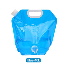 Load image into Gallery viewer, Portable Folding Bucket Outdoor Picnic Self-driving Tour Portable Storage Large Capacity With Faucet Foldable Water Bag
