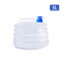 Load image into Gallery viewer, Portable Folding Bucket Outdoor Picnic Self-driving Tour Portable Storage Bucket Large Capacity With Faucet Foldable
