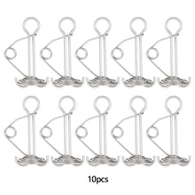 Load image into Gallery viewer, 5/10Pcs Camping Plank Spiral Shaped Spring Octopus Deck Peg With Carabiner Hook Wind Rope Buckles Tent Stakes Hook Board Peg