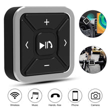 Load image into Gallery viewer, Portable Car Steering Wheel Remote Control Wireless Bluetooth Smartphone Control for Media MP3 Music Play for Android IOS