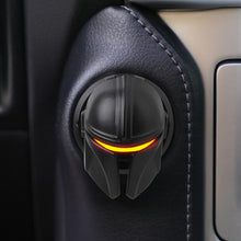 Load image into Gallery viewer, Car Interior Engine Ignition Start Stop Button Protective Cover Decoration Stick Star Wars Mandalorian Interior Accessories