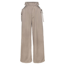 Load image into Gallery viewer, High Waist Cutout Drawstring Loose Slim Casual Pants Summer Comfortable Women All-match Solid Color Trousers