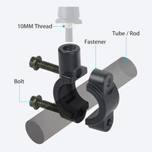 Load image into Gallery viewer, M8 M10 22mm 25mm Motorcycle Rearview Handlebar Mirror Mount Holder Adapter Clamp Base For Motorbike Moped Dirt Pit Bike ATV