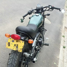 Load image into Gallery viewer, Motorcycle Universal CNC Aluminum Rear View 3" Handle Folding Bar End 7/8" Mirrors For Honda Suzuki Yamaha Kawasaki Chopper