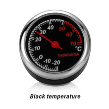 Load image into Gallery viewer, Car Clock Ornament Auto Watch Thermometer Hygrometer Guage Meters Decoration Mini Automobile Display Clock In Car Accessories