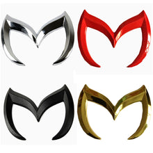 Load image into Gallery viewer, 1Pc Auto 3D Sticker M Logo Emblem Badge Decal All Model for Mazda Car Body Rear Trunk Decal Stickers Nameplate Decor Accessories