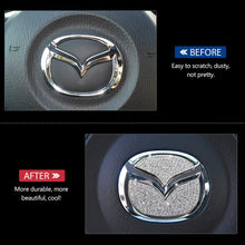 Load image into Gallery viewer, Auto Styling Car Steering Wheel Logo Diamond Decoration Cover Emblem Sticker Decal Refit Badge for Hyundai Honda Toyota Mazda