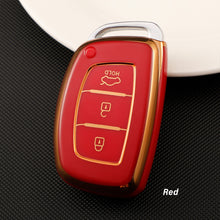 Load image into Gallery viewer, TPU Car Remote Key Vover Key Case For Hyundai Tucson Sonata Santa Fe Elantra Accent Solaris Verna ix25 ix35 i20 i30 i40 Keyless