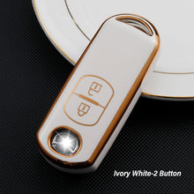Load image into Gallery viewer, TPU Car Remote Key Case Cover Shell For Mazda 2 3 6 Atenza Axela Demio CX-5 CX5 CX-3 CX7 CX-9 2015-2019 Protector Holder Keyless