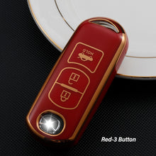 Load image into Gallery viewer, TPU Car Remote Key Case Cover Shell For Mazda 2 3 6 Atenza Axela Demio CX-5 CX5 CX-3 CX7 CX-9 2015-2019 Protector Holder Keyless
