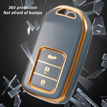 Load image into Gallery viewer, TPU Car Remote Key Case Cover Protector Shell Fob For Honda CRV CR-V Fit Civic Accord HR-V HRV City Odyssey XR-V Accessories
