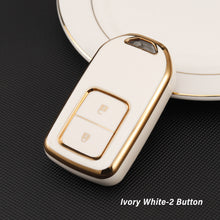 Load image into Gallery viewer, TPU Car Remote Key Case Cover Protector Shell Fob For Honda CRV CR-V Fit Civic Accord HR-V HRV City Odyssey XR-V Accessories