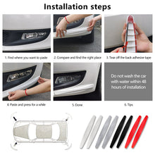 Load image into Gallery viewer, 2Pcs Car Bumper Protector Strip Guard Corner Protection Strips Scratch Protector Crash Blade Anti-collision Guard Lip Stickers