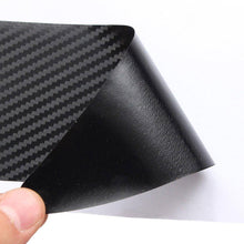 Load image into Gallery viewer, Universal 3D Carbon Fiber Car Rear Trunk Guard Plate Sticker Car Rear Bumper Trim Anti-Kicked Scratch Protection Sticker Strip