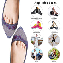 Load image into Gallery viewer, 1 Pair Forefoot Insert Pad For Women High Heels Big Shoes Toe Front Filler Cushion Pain Relief Adjustment Shoe Accessories