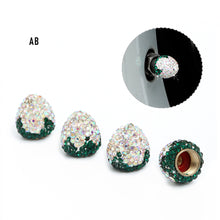 Load image into Gallery viewer, 4Pcs Car Tire Valve Caps Diamond Shining Airdust Tyre Wheel Valve Covers for Automobiles Motorcycles Trucks Bikes Car Decor