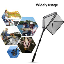 Load image into Gallery viewer, Aluminum Alloy Collapsible Fishing Nets Telescoping Small Mesh Foldable Landing Net Pole Casting Network Trap for Fly Fishing