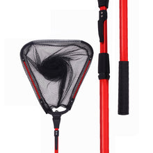 Load image into Gallery viewer, Aluminum Alloy Collapsible Fishing Nets Telescoping Small Mesh Foldable Landing Net Pole Casting Network Trap for Fly Fishing