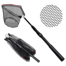 Load image into Gallery viewer, Retractable Fishing Nets Aluminum Alloy Fishing Tools Small Mesh Telescoping Foldable Landing Net Pole Casting Network Trap