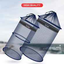 Load image into Gallery viewer, Portable Fishing Bucket Quick-Drying Fishing Trap Nets Small Mesh Storage Bag Foldable Crayfish Lobster Carp Fish Accessories