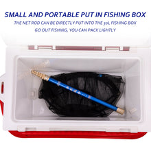 Load image into Gallery viewer, Ultralight Carbon Fishing Pole Telescopic Landing Net Triangle Folding Fishing Net Fly Hand Dip Casting Net Fishing Tackle Fishing Tank Hand Net