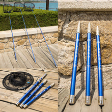 Load image into Gallery viewer, Ultralight Carbon Fishing Pole Telescopic Landing Net Triangle Folding Fishing Net Fly Hand Dip Casting Net Fishing Tackle Fishing Tank Hand Net