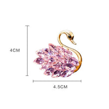 Load image into Gallery viewer, Crystal Swan Air Freshener Air Conditioner Outlet Clip Fragrance Natural Smell Swan Car Perfume Decoration Auto Accessories