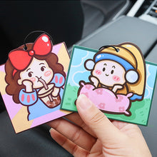 Load image into Gallery viewer, Cartoon Car Air Freshener Hanging Car Rear View Solid Paper Auto Scent Perfume Car Diffuser Interior Accessories Pendant