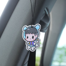 Load image into Gallery viewer, Cartoon Car Fragrance Cute Astronaut Car Rearview Mirror Hanging Perfume Piece Creative Car Diffuser Interior Decoration Pendant