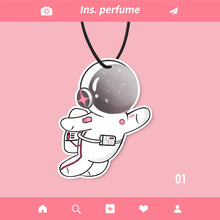 Load image into Gallery viewer, Cartoon Car Fragrance Cute Astronaut Car Rearview Mirror Hanging Perfume Piece Creative Car Diffuser Interior Decoration Pendant