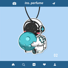 Load image into Gallery viewer, Cartoon Car Fragrance Cute Astronaut Car Rearview Mirror Hanging Perfume Piece Creative Car Diffuser Interior Decoration Pendant