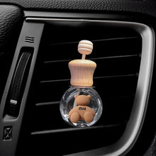 Load image into Gallery viewer, Car Perfume Bottle Perfume Pendant Air Freshener Hanging Glass Bottle Auto Ornament Essential Oils Diffuser Fragrance Ornament