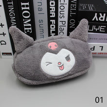 Load image into Gallery viewer, Kawaii Kirby Plush Pencil Case Kuromi Cinnamorol Melody Large Capacity Stationery Student Pen Bag Anime Cartoon Storage Bag Girl