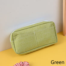 Load image into Gallery viewer, kawaii Large Capacity Pencil Case Canvas Clamshell Pen Bag Candy Organizer Pouch Makeup Bags Stationery Storage Box School Supplies Kids Gift