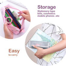 Load image into Gallery viewer, Transparent Pencil Case Large Capacity Pen Bag Examination Dedicated Nylon Mesh Pen Case Makeup Storage Stationery Box School Supplies