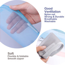 Load image into Gallery viewer, Transparent Pencil Case Large Capacity Pen Bag Examination Dedicated Nylon Mesh Pen Case Makeup Storage Stationery Box School Supplies